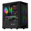 Caixa de computador Logic Concept Atos AM-ATOS-10-0000000-0002 ATX preta