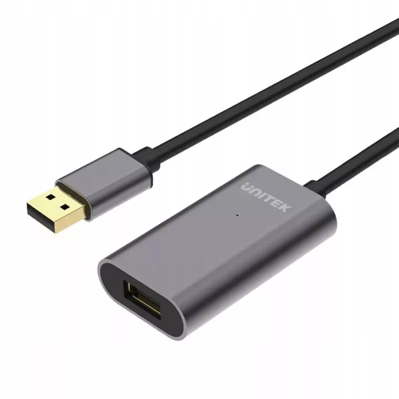 Cabo USB UNITEK Y-271 5 m USB 2.0 cinzento