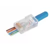 Conector RJ-45 Alantec WT118, ficha RJ45 reta, Cat5e, U/UTP (UTP), branco translúcido, pack de 100 unidades