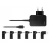 Fonte de alimentação para portátil Prime 65W universal 7w1