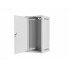 Armário rack Lanberg WF10-2312-10S 12U montagem na parede cinzento