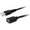 Cabo de extensão USB Unitek Y‑C418GBK 5 m USB A para USB A USB 2.0, preto