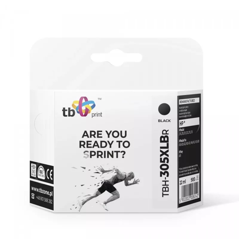 Tinta para HP DJ2710 TBH-305XLBR preto ref.