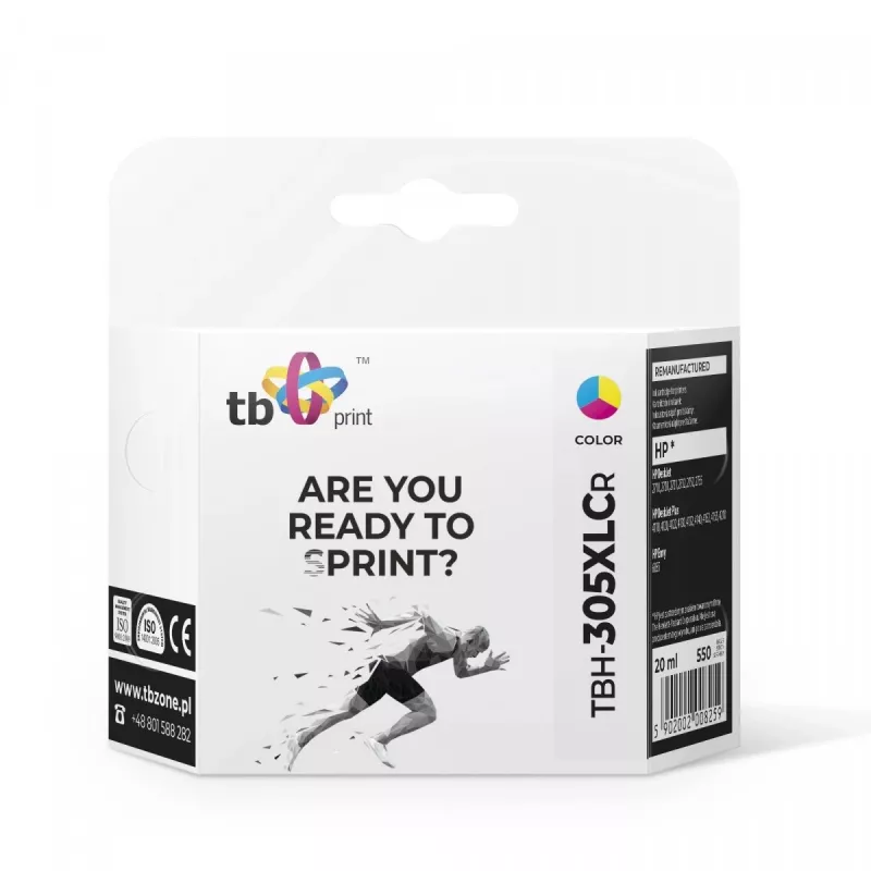 Tinta para HP DeskJet 2710 TBH-305XLCR cor