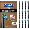 Cabeças de escova de substituição Oral-B Pro CrossAction, 12 unid.