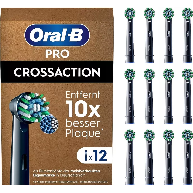Cabeças de escova de substituição Oral-B Pro CrossAction, 12 unid.