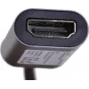 Adaptador de cabo de vídeo UNITEK V1420A 0,15 m USB Type-C HDMI cinzento