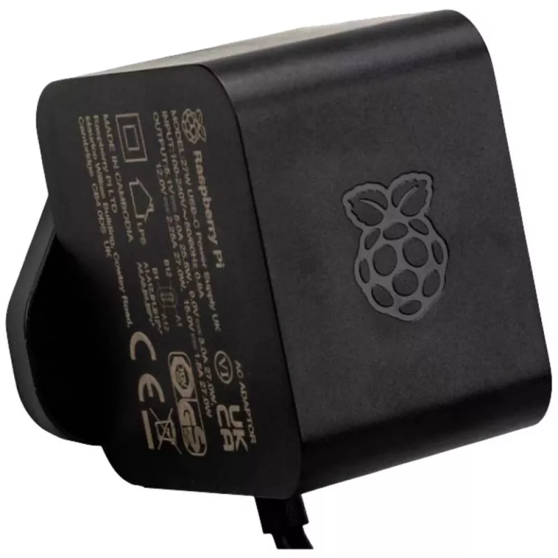 Fonte de alimentação Raspberry SC1408 (modelo RPI5NT5AB) – compatível com dispositivos Raspberry Pi