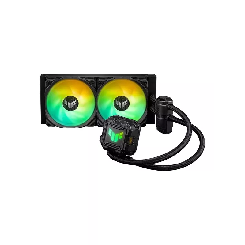 Kit de refrigeração líquida para processador ASUS TUF GAMING LC II 240 ARGB 12 cm preto