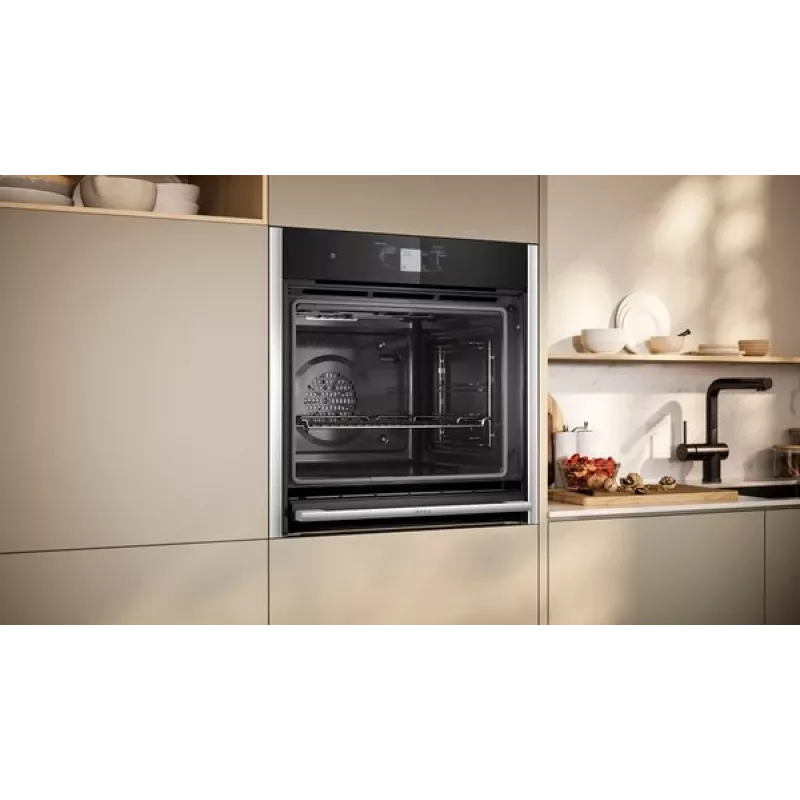Neff B64CT73N0 Forno 71 L Preto, Aço inoxidável