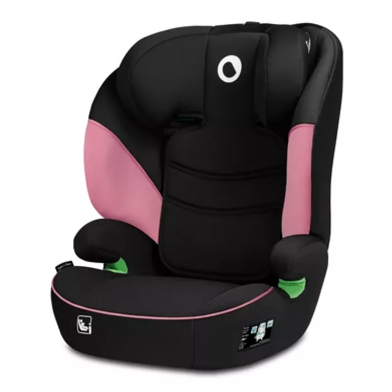 Cadeira auto Lionelo Lars I-Size – grupo 2/3 para 100–150 cm, 15–36 kg, rosa