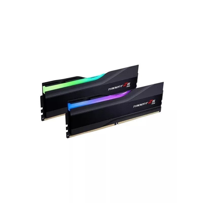 G.Skill Trident Z5 Neo RGB - DDR5 - Kit - 32GB: 2 x 16GB - DIMM 288-PIN - 6400 MHz / PC5-51200 - CL32 - on-die ECC - preto mate (F5-6400J3239G16GX2-T