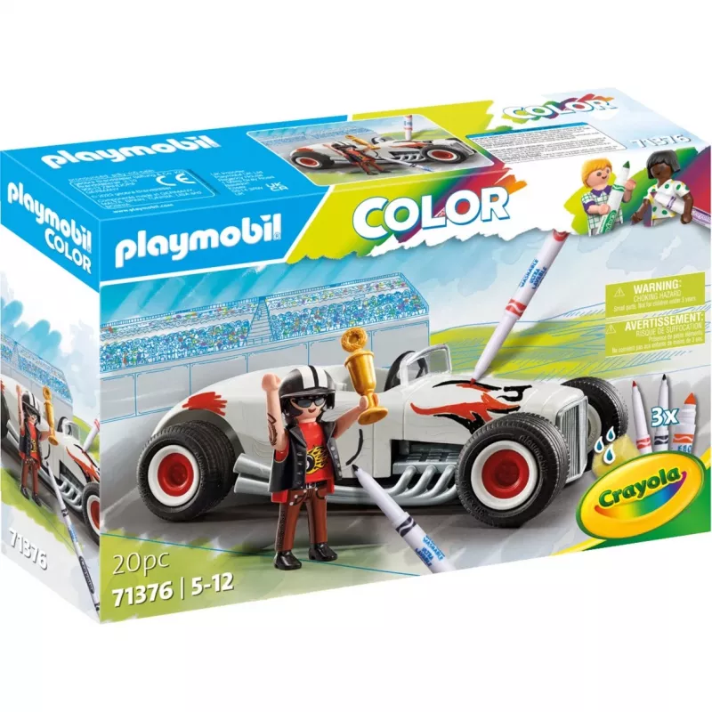 PLAYMOBIL #71376 Color Hot Rod NOVO