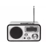 ELTRA Kormoran rádio de secretária FM/LW com reprodução MP3 por USB, castanho