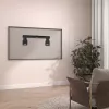Suporte de parede para TV ultra-fino Maclean MC-481 para televisores planos e curvos de 37-80 polegadas, máx. 75 kg, VESA 600x400, suporte de TV universal