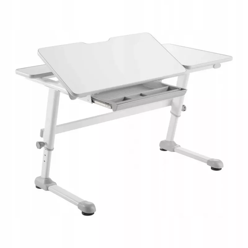 Secretária infantil ergonómica de altura ajustável Ergo Office, cinzento, máx. 100 kg, ER-417 2cz