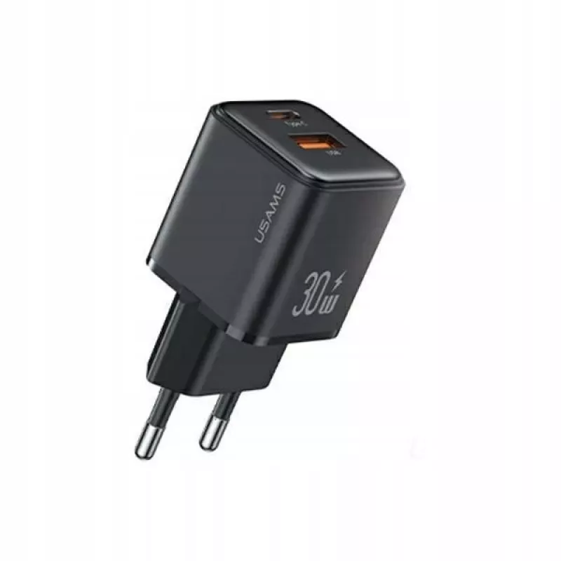 usams adaptador de carregamento USB-C + USB-A PD 3.0 30W CC189TC01