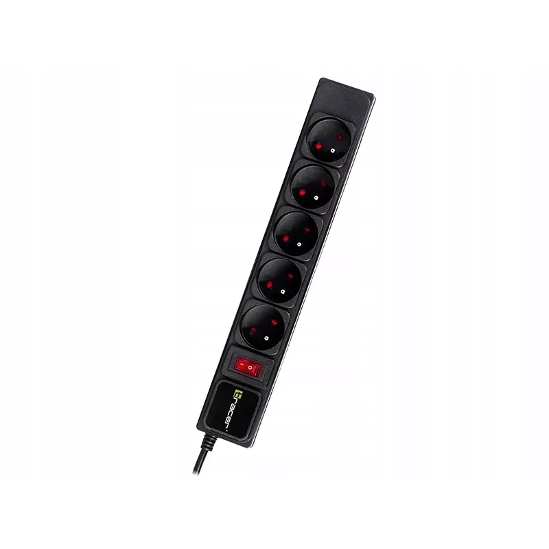Proteção contra sobretensão TRACER PowerGear Tracer 47138 5 m preto régua de tomadas com cabo de 5 m