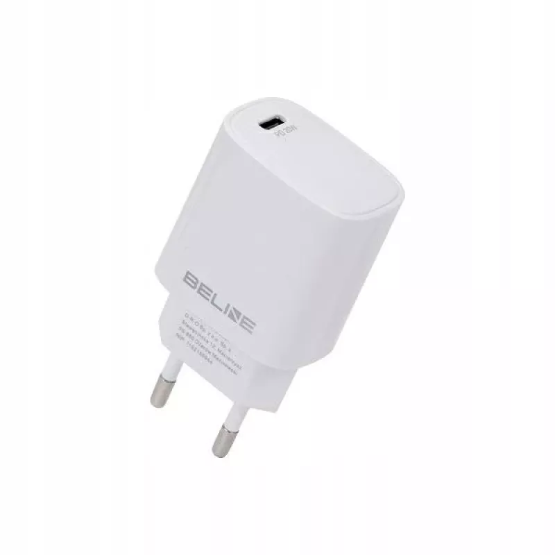 Carregador Beline Beli2161 20W PD 3.0 branco adaptador de carregamento rápido USB-C
