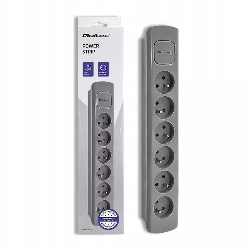 Qoltec 50277 Produto Cinzento