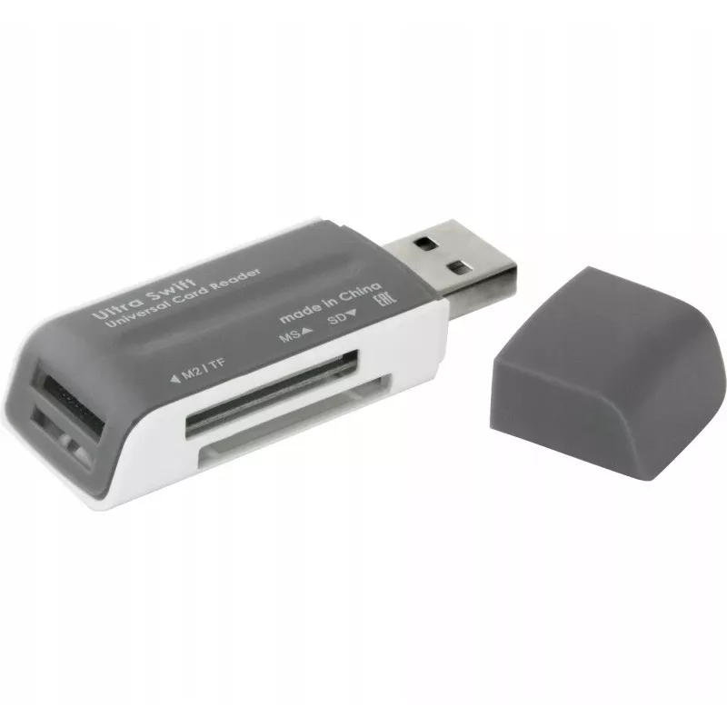 Leitor de cartões DEFENDER ULTRA SWIFT USB 2.0 modelo 83260 – compatível com cartões SD e microSD