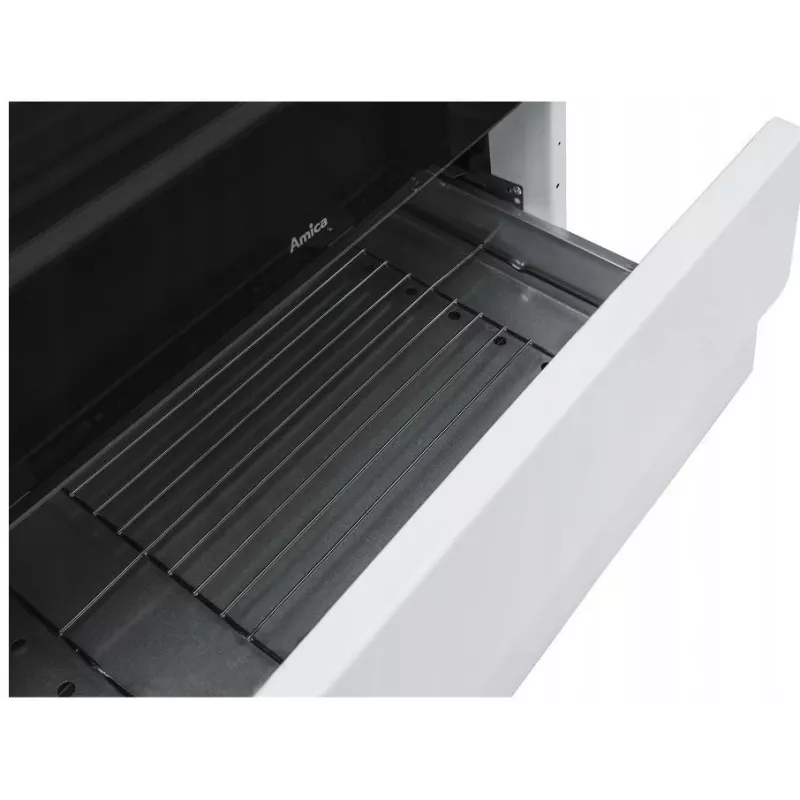 Fogão independente Amica SHM51071W elétrico gás branco 4 zonas a gás 63L