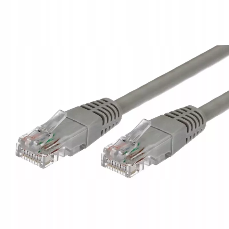 Cabo de rede Cat.5e RJ45 UTP 3 m cinzento
