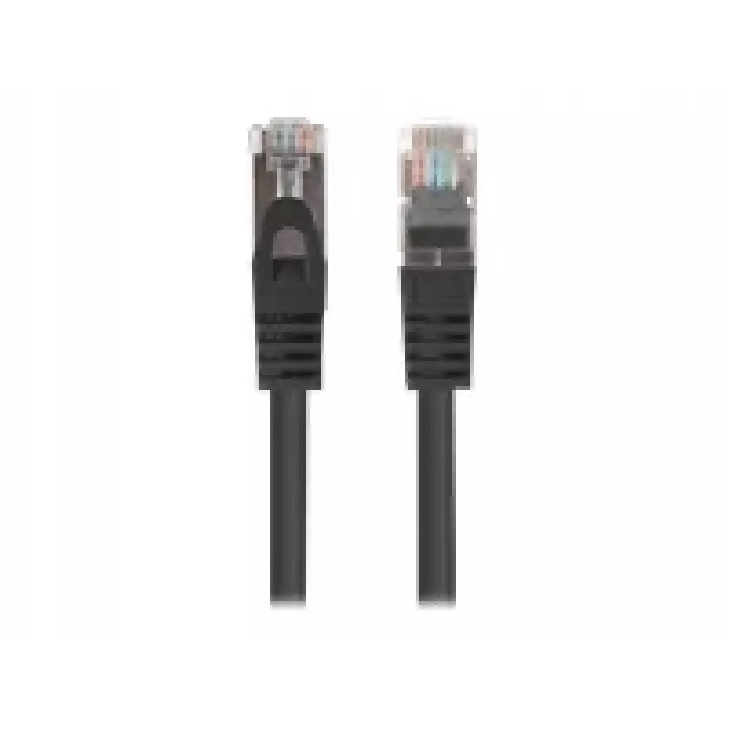Lanberg PCF6-20CC-0200-BK Cabo de ligação Cat.6 F/UTP, 2 m, preto, embalagem de 10