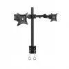 Suporte de secretária duplo para monitor rotativo 13-27