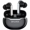 Auscultadores Awei Bluetooth 5.3 T50 TWS estojo de carregamento /preto