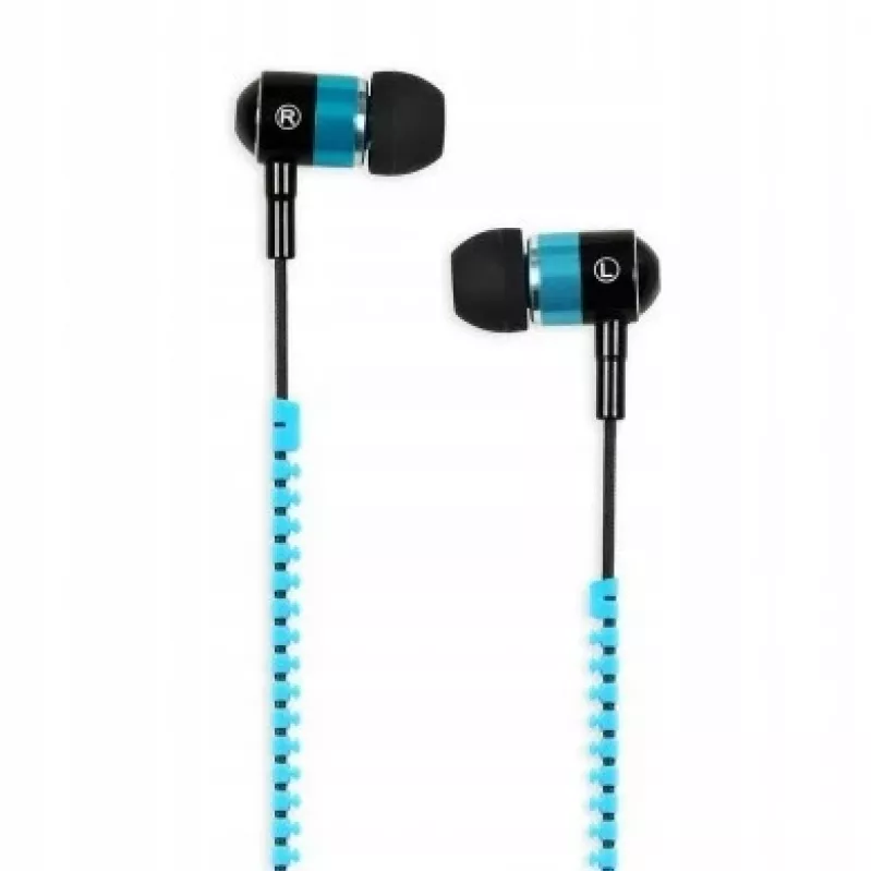 Auscultadores in-ear com design de fecho e microfone