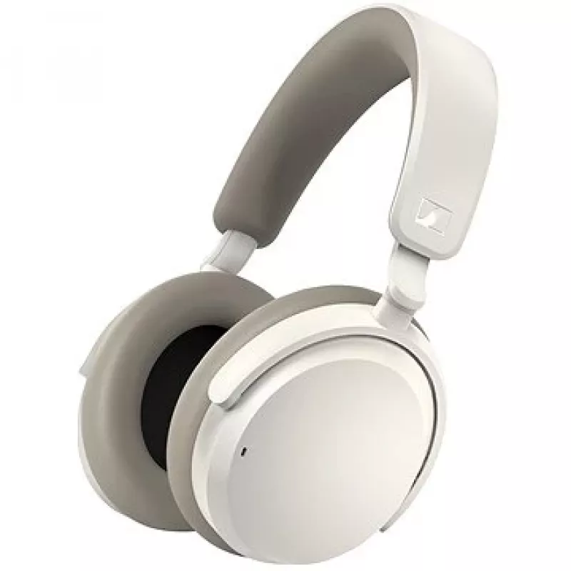 Sennheiser ACCENTUM Wireless 700175 auscultadores sem fios over-ear, Bluetooth 5.2, ANC, bateria de 50 h, microfone integrado, USB-C, branco