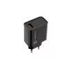 Natec Ribera NUC-2058 carregador de parede, 18 W, 1x USB-A, até 3 A, Quick Charge 3.0, Samsung AFC, Huawei FCP/SCP, preto