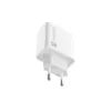 Carregador rápido de rede NATEC RIBERA 12V 20W USB-C PD 3.0 + USB-A Samsung AFC branco