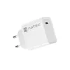 Carregador rápido USB-C para interiores NATEC RIBERA 12V 20W Quick Charge 3.0 branco