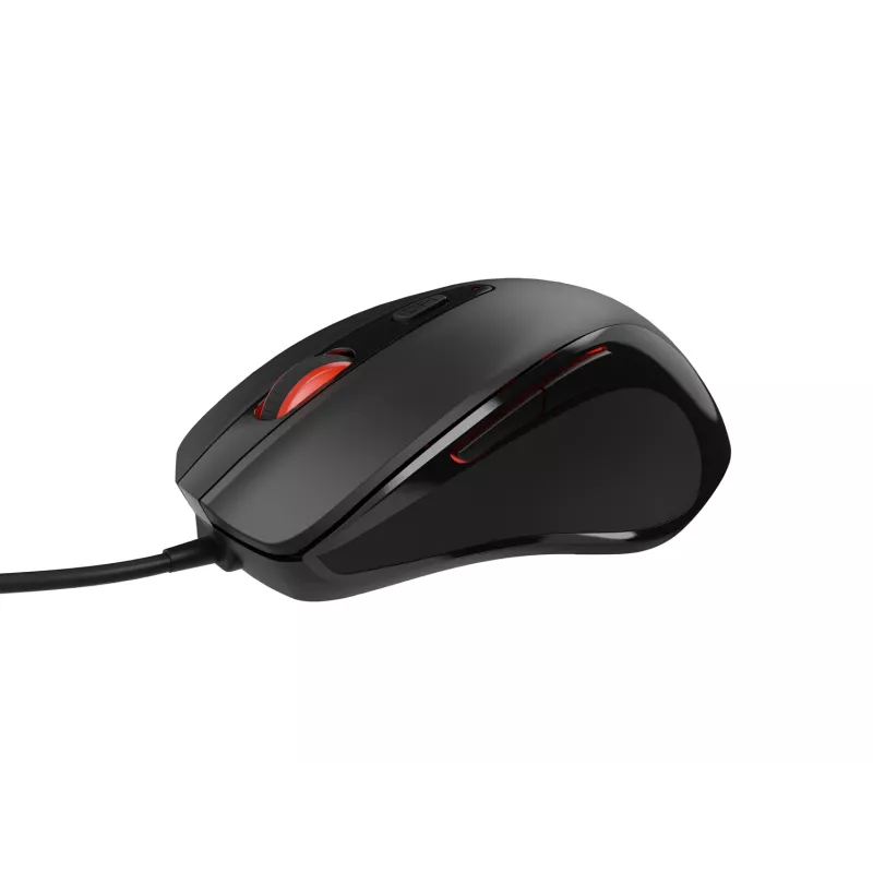 Rato ótico com fios NATEC NMY-2047 USB Type-A, 4000 DPI, 6 botões, para destros, retroiluminação