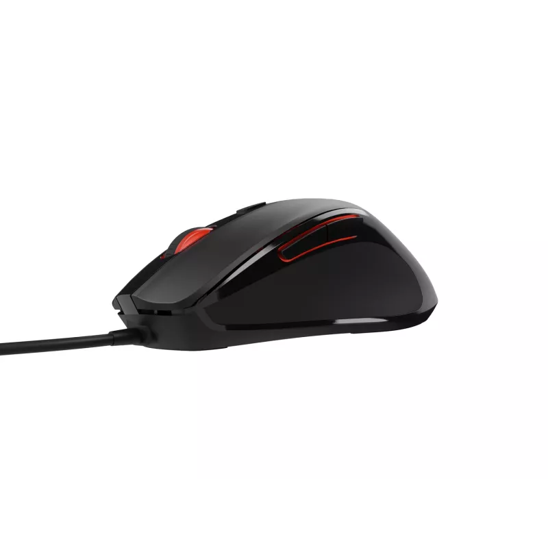 Rato ótico com fios NATEC NMY-2047 USB Type-A, 4000 DPI, 6 botões, para destros, retroiluminação