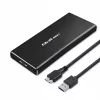Caixa para SSD M.2 SATA QOLTEC 51854 USB 3.0 sem ferramentas
