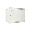Armário rack Extralink 9U 600x600 ASP cinzento montado na parede, porta metálica