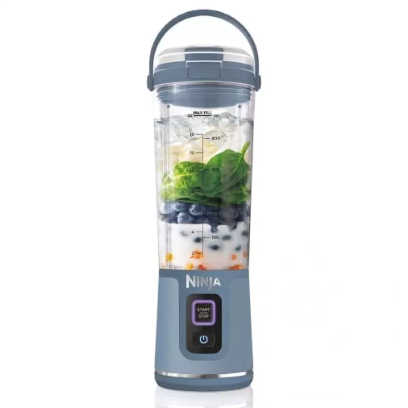 Misturadora desportiva Ninja BC151EUBK — recipiente de 0,53 L, 14,4 W, bateria, Ice-Crush, preto