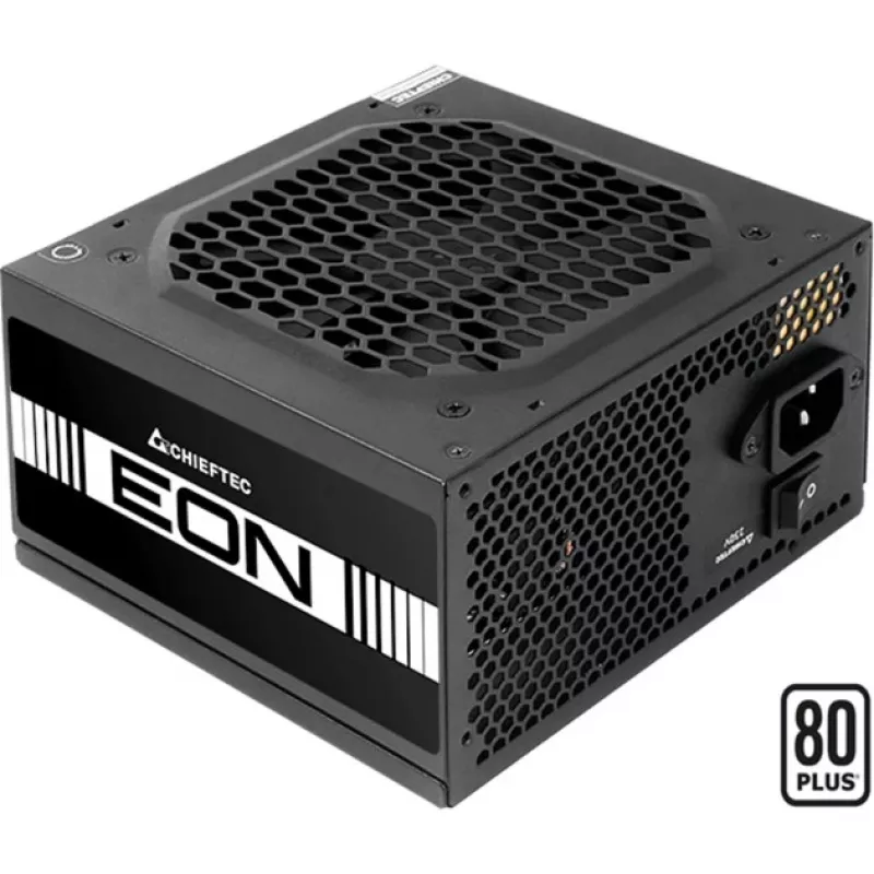 Chieftec EON Fonte de alimentação 600 W 20+4-Pin ATX ATX Preto