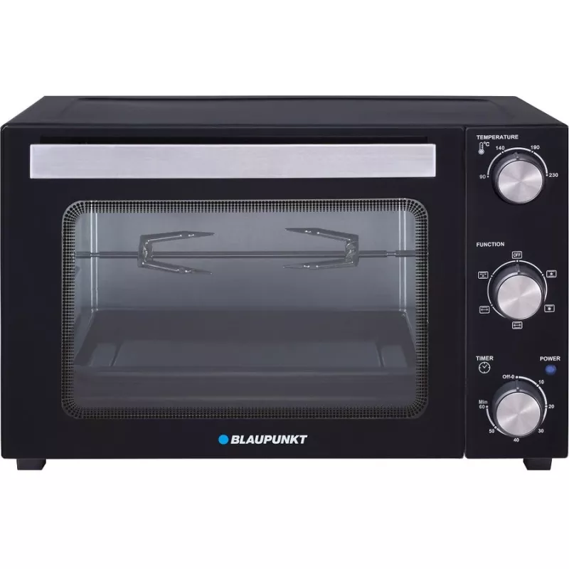 Mini-forno Blaupunkt EOM501 31 L preto, aço inoxidável 1500 W