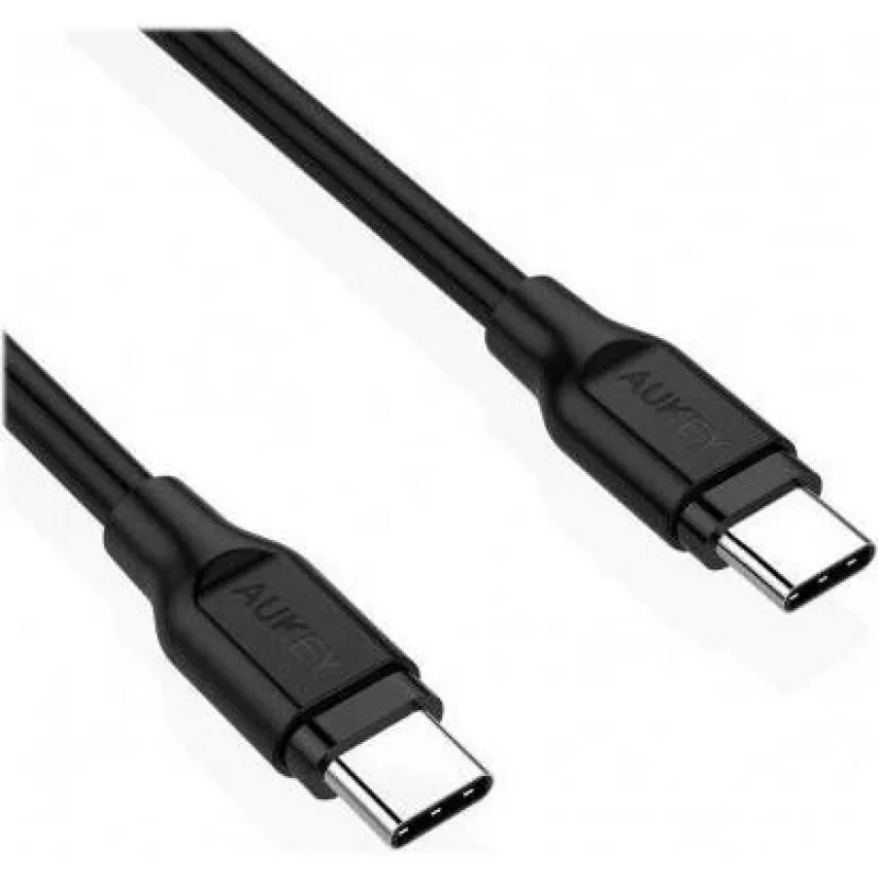 Cabo USB-C Aukey CB-CC1P 1 m, 60W PD, USB-C para USB-C