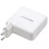 Carregador GaN Qoltec FAST 108W | 5-20V | 3-4.7A | USB C | branco