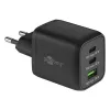 Goobay 64753 Carregador para dispositivos móveis Auscultadores - Smartphone - Tablet preto AC carregamento rápido interior (64753)
