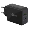 Carregador Wentronic 61673 para dispositivos móveis universal preto AC carregamento rápido interior (61673)