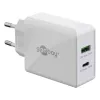 Goobay Carregador Rápido Dual USB-C™ PD (Power Delivery) (30 W) (61674)