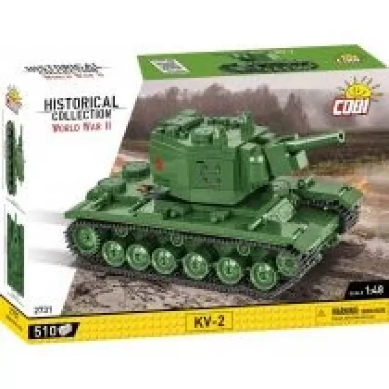 Conjunto de construção Cobi KV-2 Segunda Guerra Mundial 510 peças