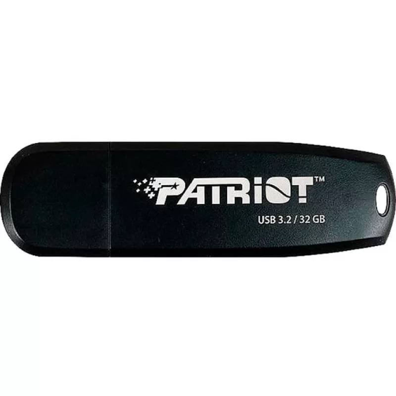 Pen USB PATRIOT 32 GB USB Type-A 3.2 Gen 1 preto, 80 MB/s, porta-chaves