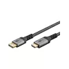 Goobay 65270 Adaptador de cabo de vídeo 3 m DisplayPort HDMI Cinzento (65270)